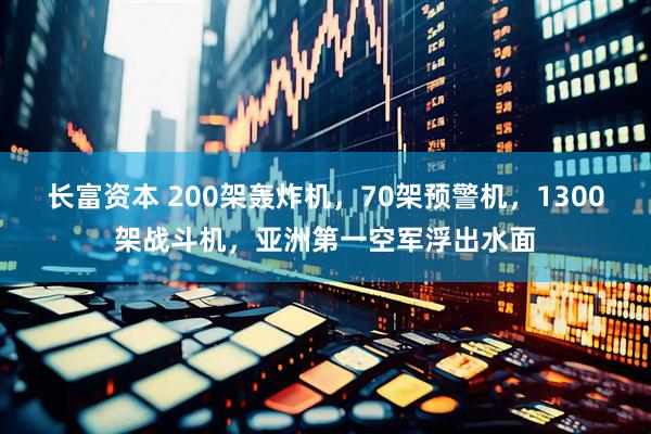 长富资本 200架轰炸机，70架预警机，1300架战斗机，亚洲第一空军浮出水面